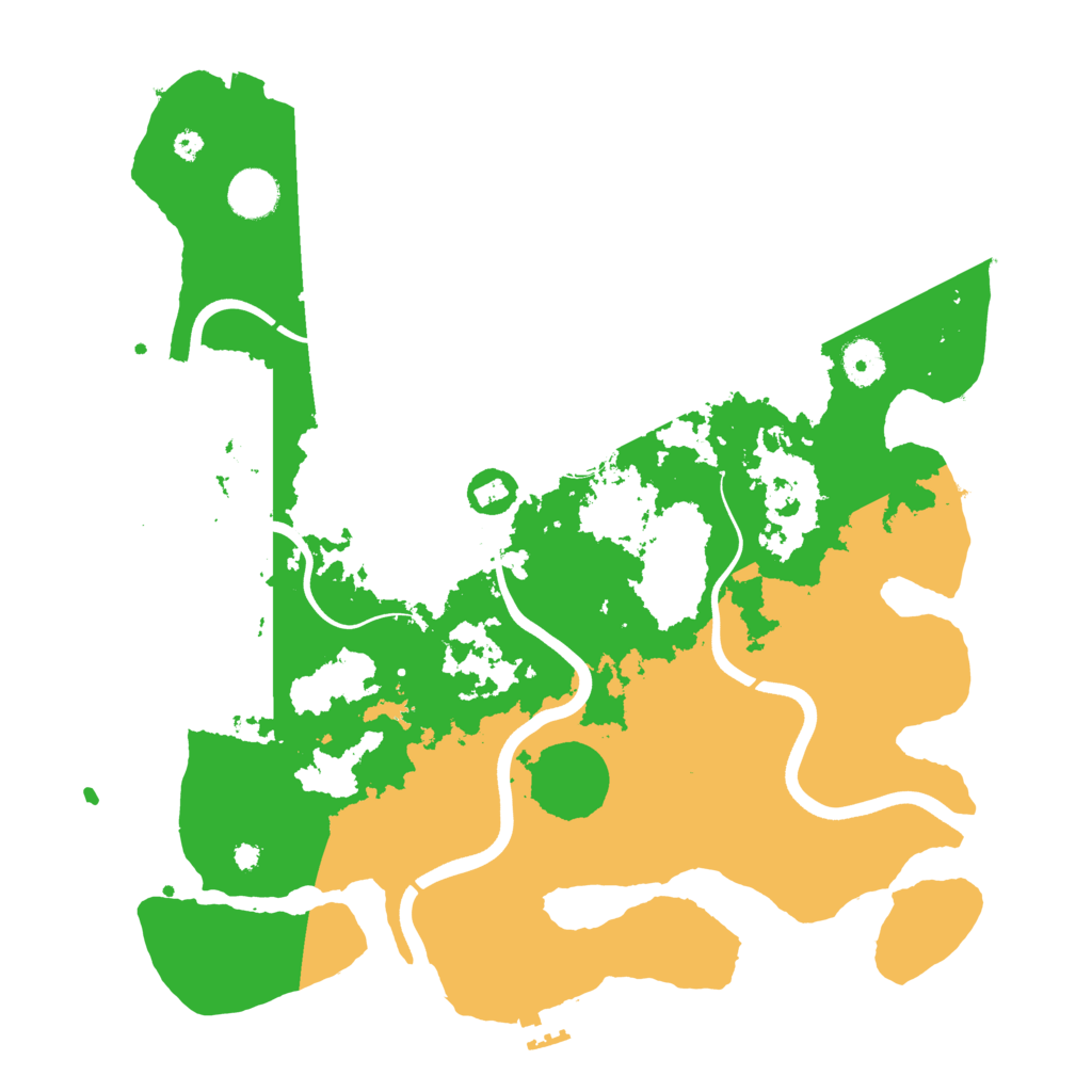 Biome Rust Map: Procedural Map, Size: 3800, Seed: 2135519866