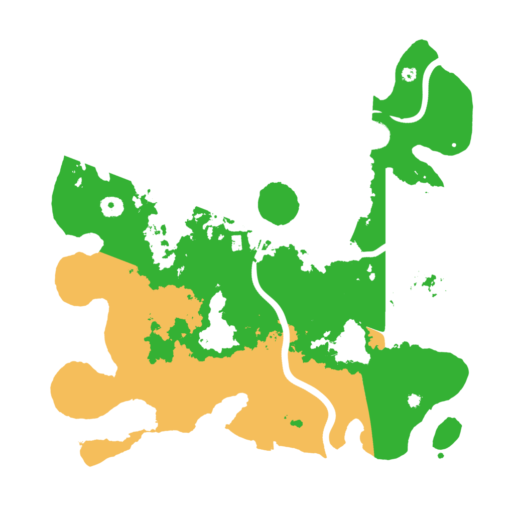 Biome Rust Map: Procedural Map, Size: 3500, Seed: 180289164