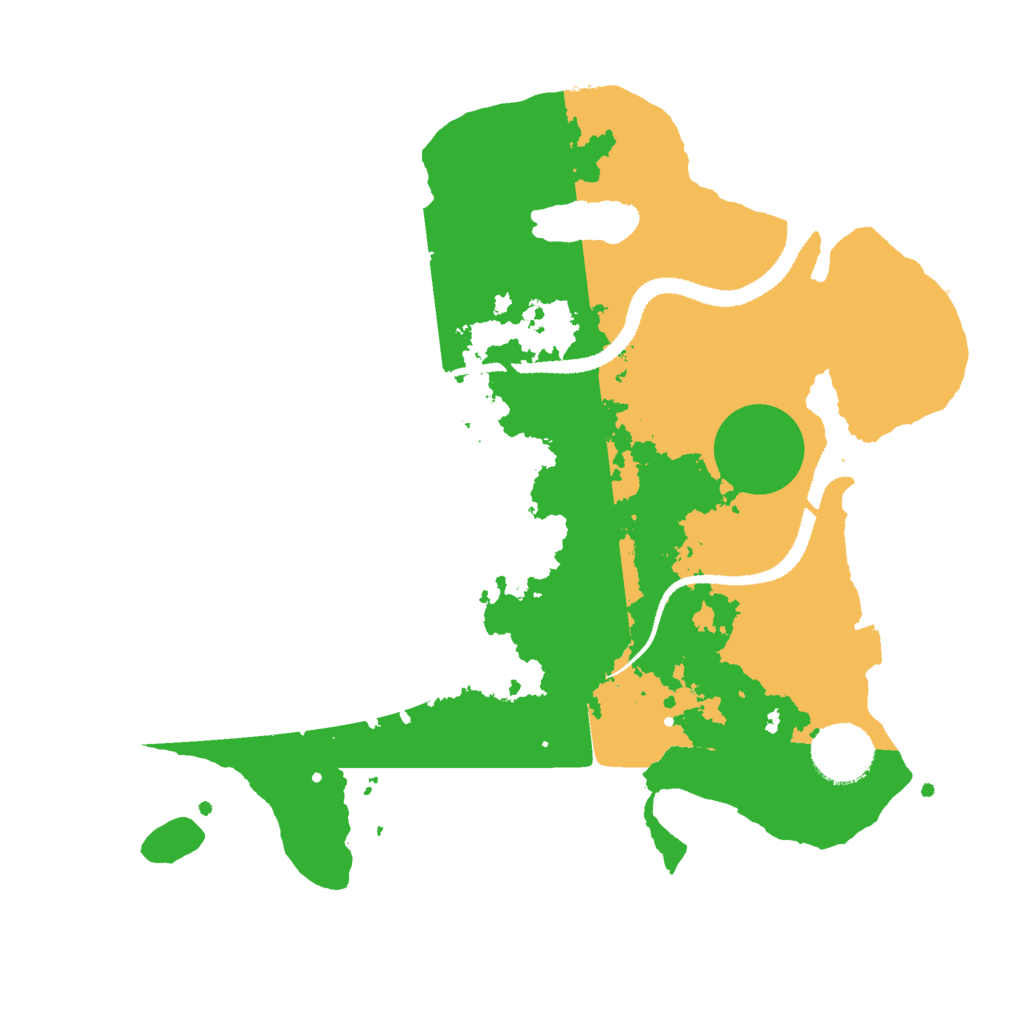 Biome Rust Map: Procedural Map, Size: 3000, Seed: 17378