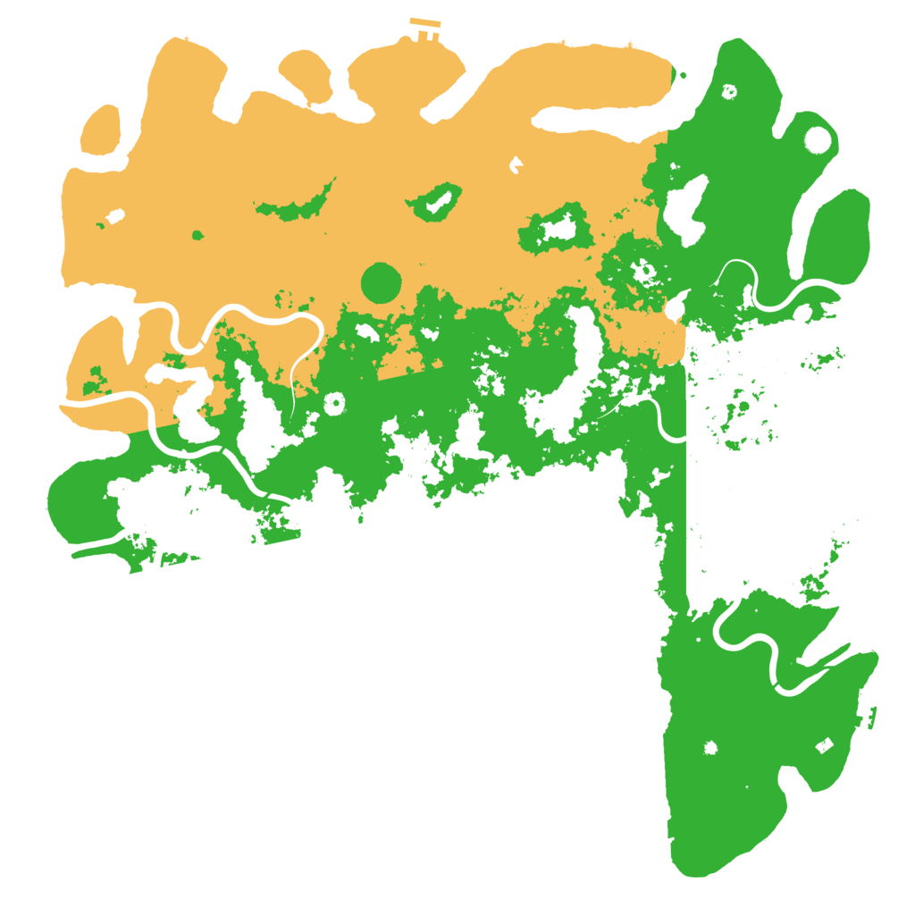 Biome Rust Map: Procedural Map, Size: 6000, Seed: 1428468598