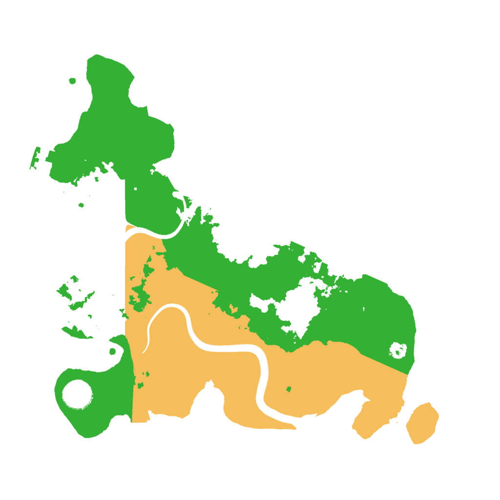 Biome Rust Map: Procedural Map, Size: 3000, Seed: 157103077