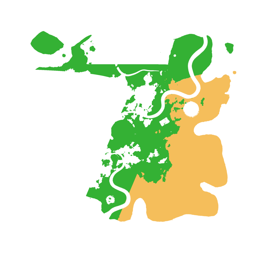 Biome Rust Map: Procedural Map, Size: 3000, Seed: 18114