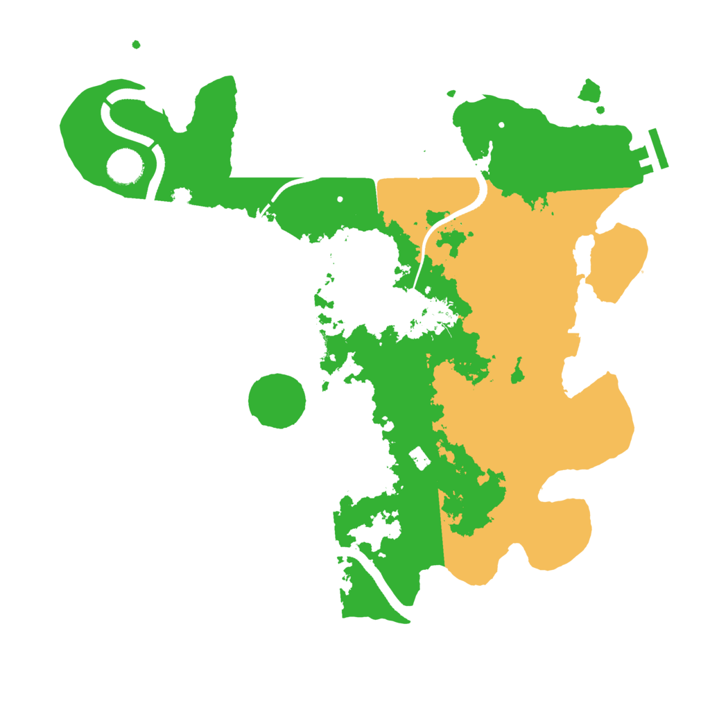 Biome Rust Map: Procedural Map, Size: 3500, Seed: 1524305261