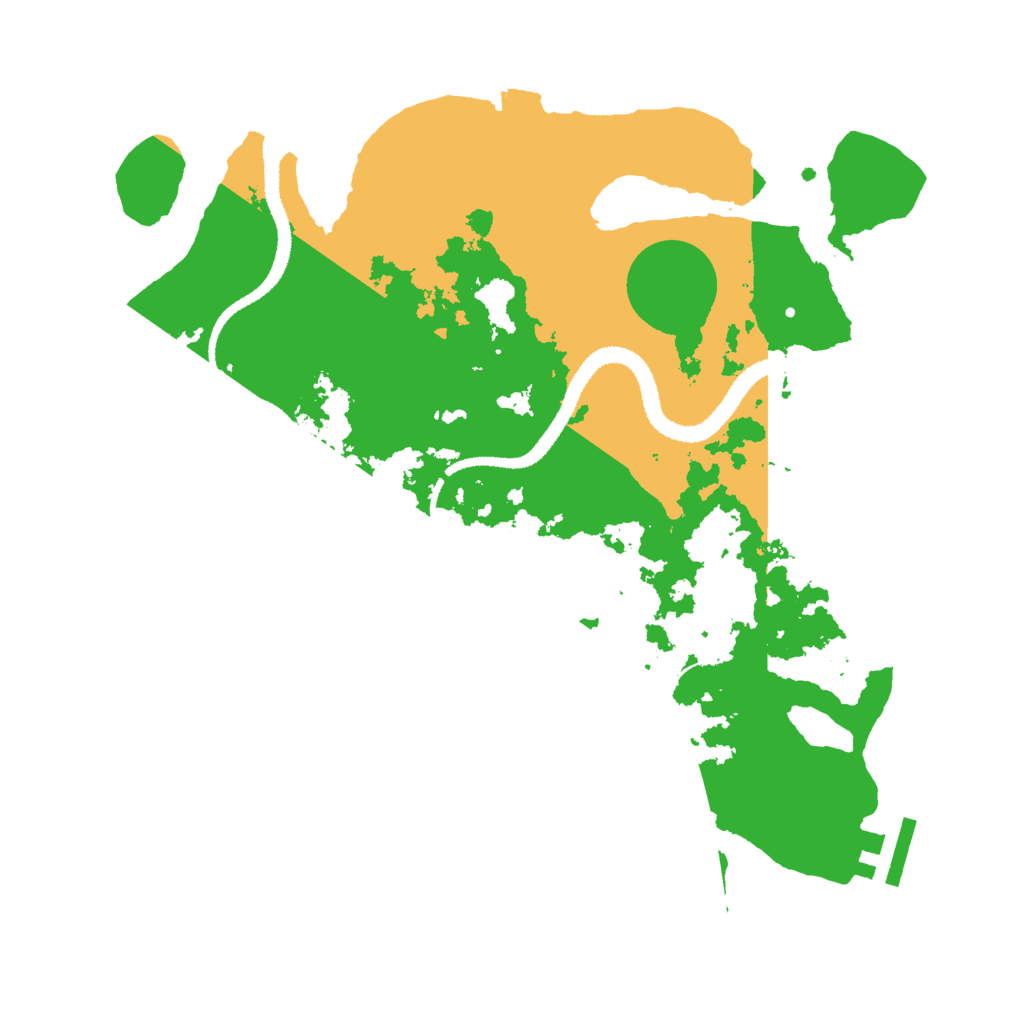 Biome Rust Map: Procedural Map, Size: 3000, Seed: 15774