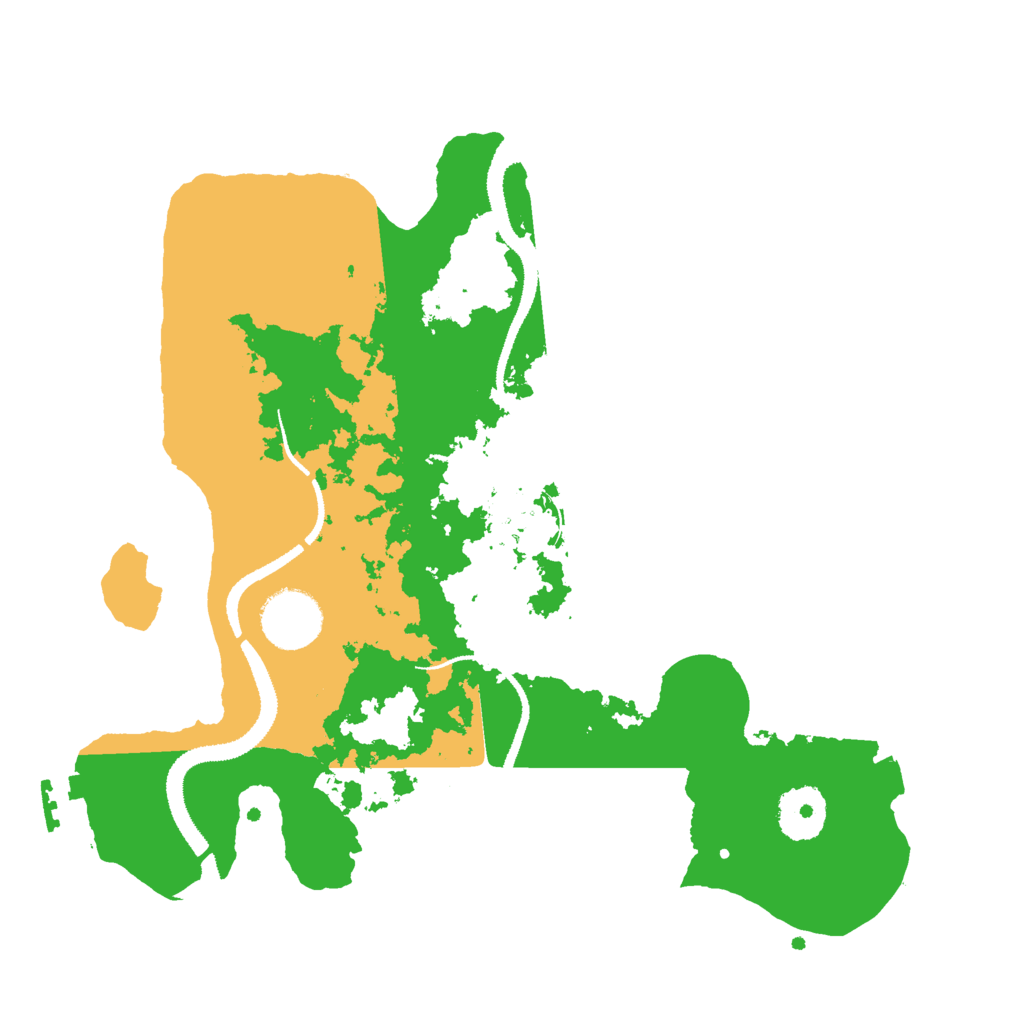 Biome Rust Map: Procedural Map, Size: 3000, Seed: 1351611930