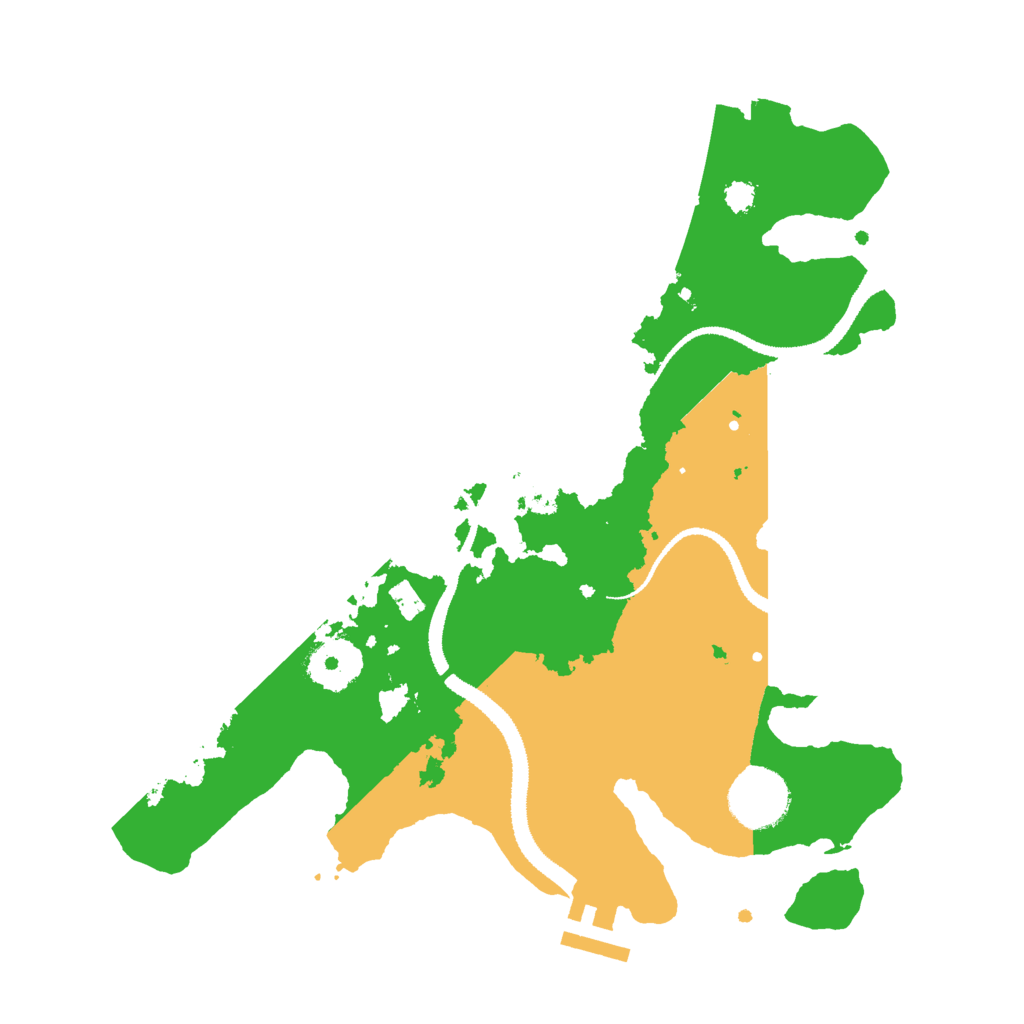 Biome Rust Map: Procedural Map, Size: 3000, Seed: 1761352754
