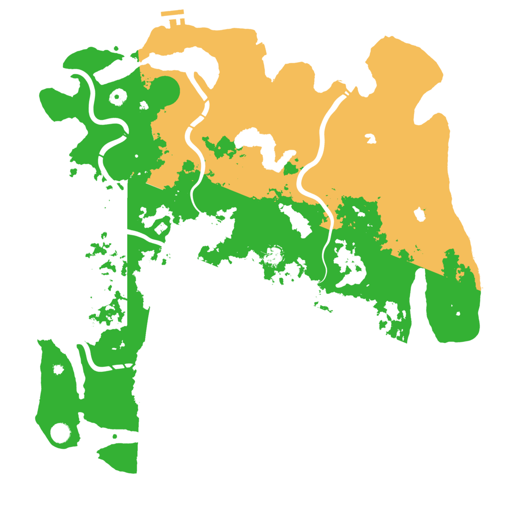Biome Rust Map: Procedural Map, Size: 4500, Seed: 97728627