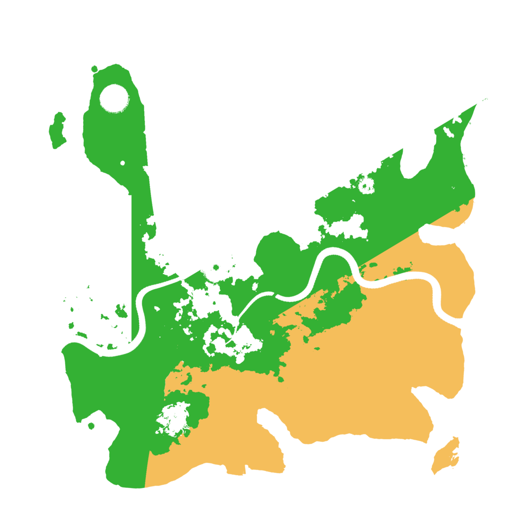 Biome Rust Map: Procedural Map, Size: 3250, Seed: 634261164