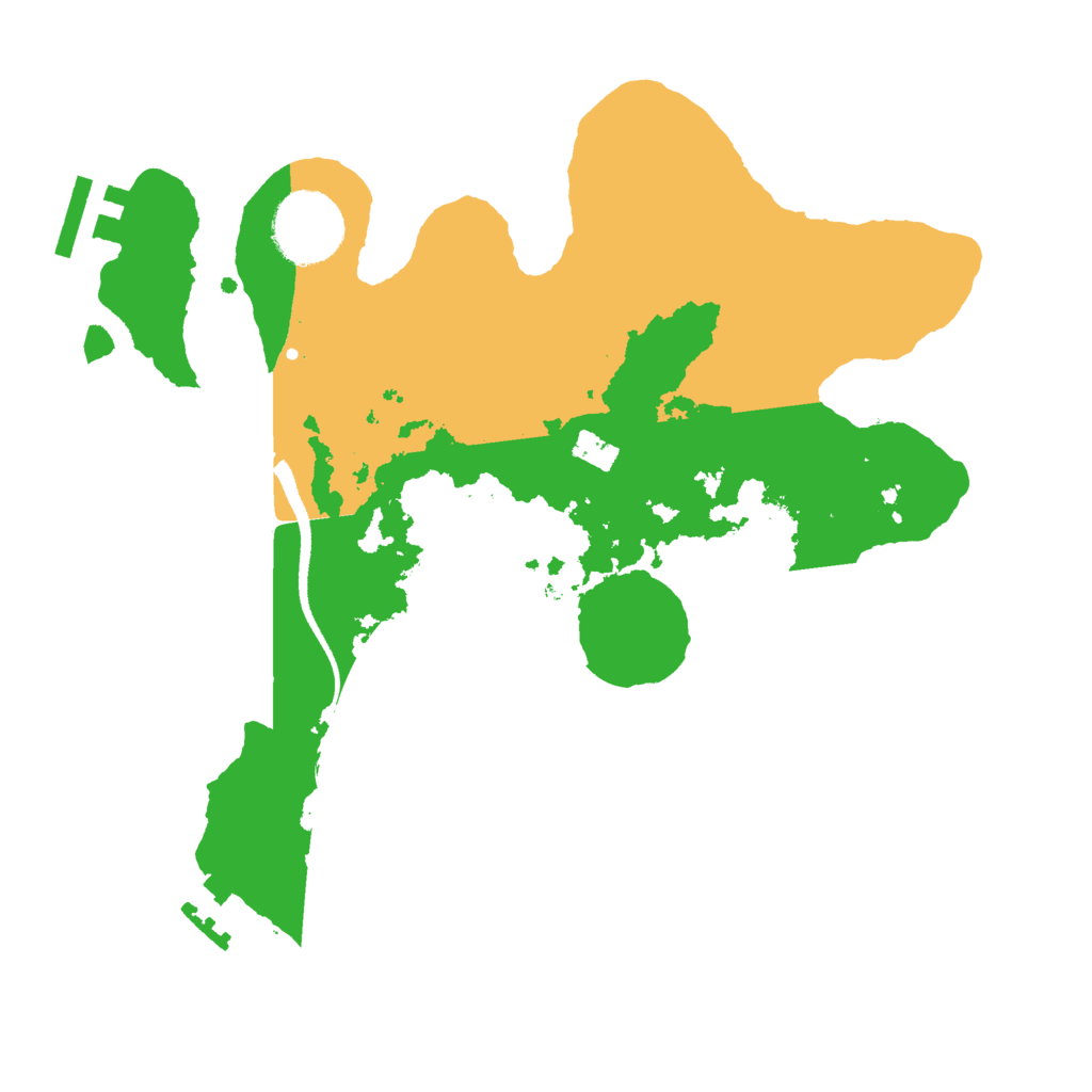 Biome Rust Map: Procedural Map, Size: 2700, Seed: 471025