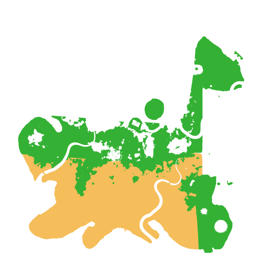 Biome Rust Map: Procedural Map, Size: 3700, Seed: 1308282899