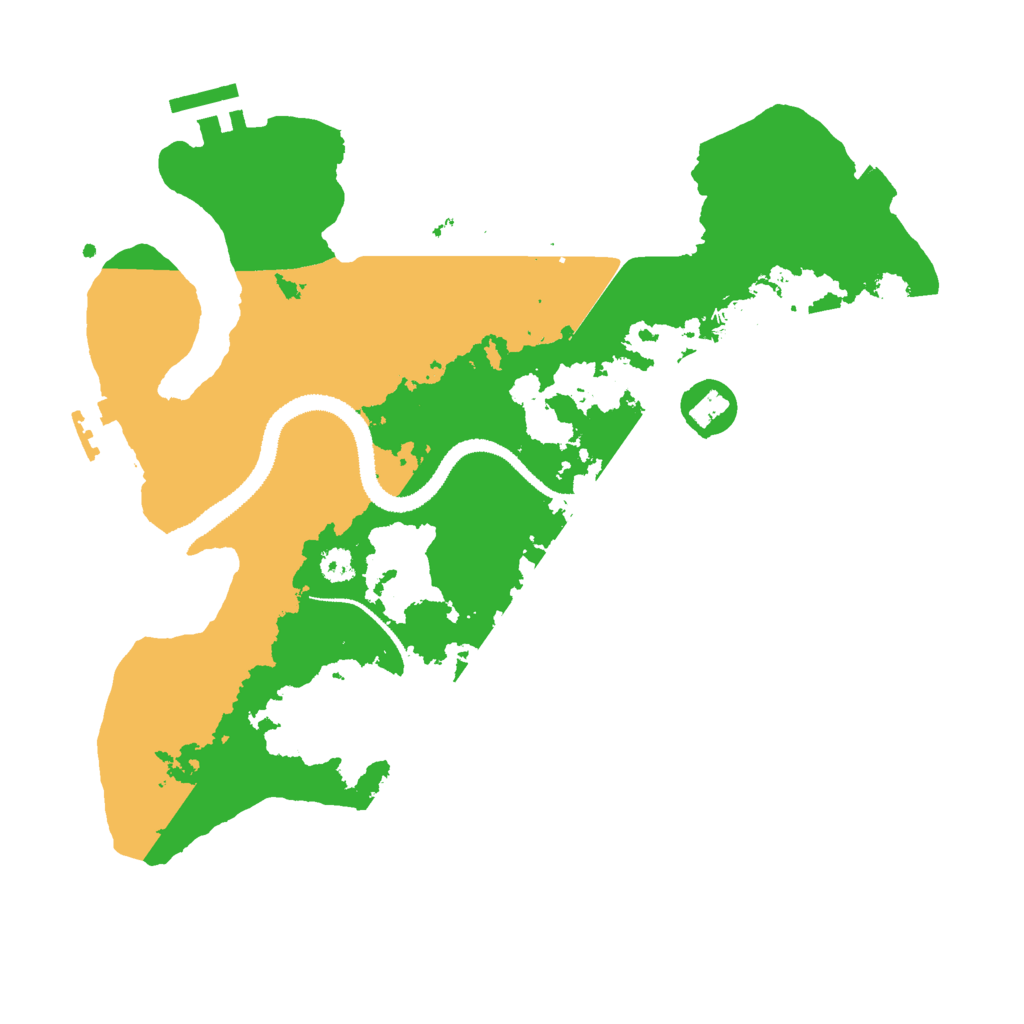Biome Rust Map: Procedural Map, Size: 3000, Seed: 1058227602