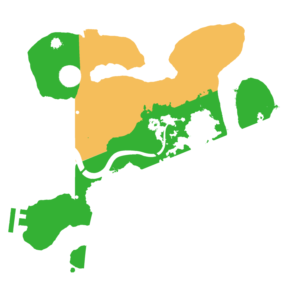 Biome Rust Map: Procedural Map, Size: 2500, Seed: 474431711
