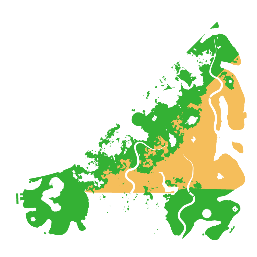 Biome Rust Map: Procedural Map, Size: 5000, Seed: 88738