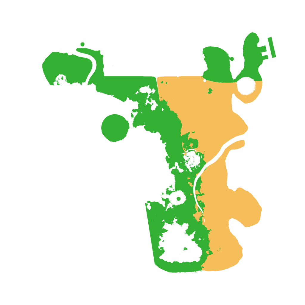 Biome Rust Map: Procedural Map, Size: 3000, Seed: 169494610