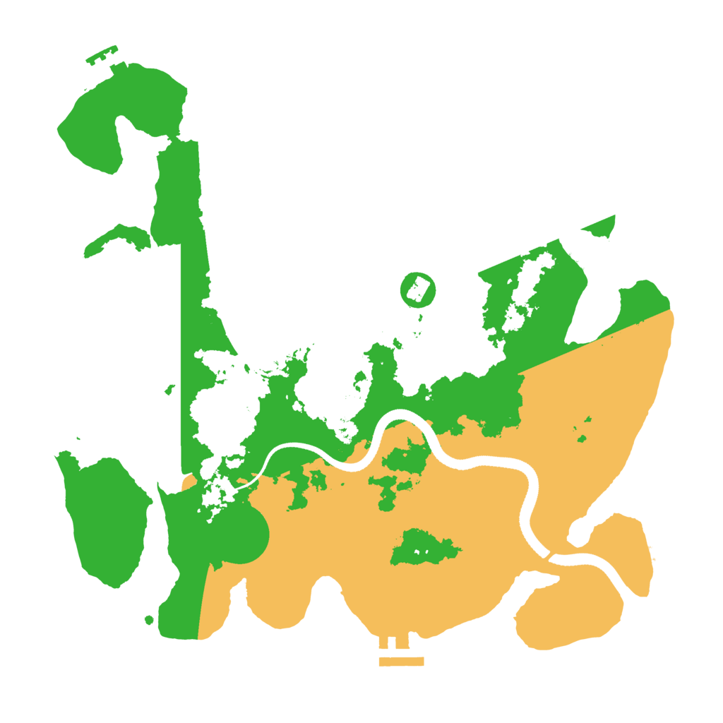 Biome Rust Map: Procedural Map, Size: 3250, Seed: 1346364255