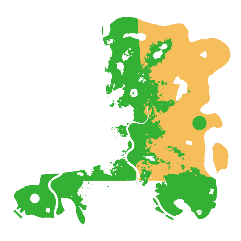 Biome Rust Map: Procedural Map, Size: 4500, Seed: 339259643