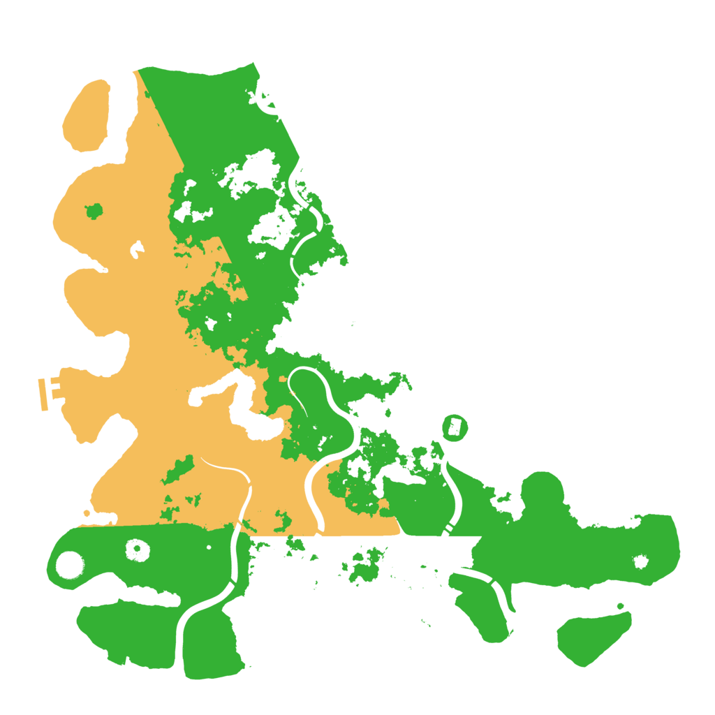 Biome Rust Map: Procedural Map, Size: 4500, Seed: 882634