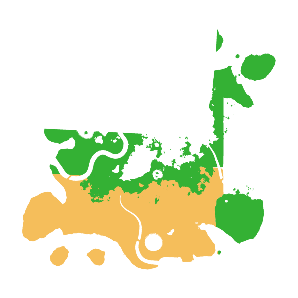 Biome Rust Map: Procedural Map, Size: 3000, Seed: 1369376738