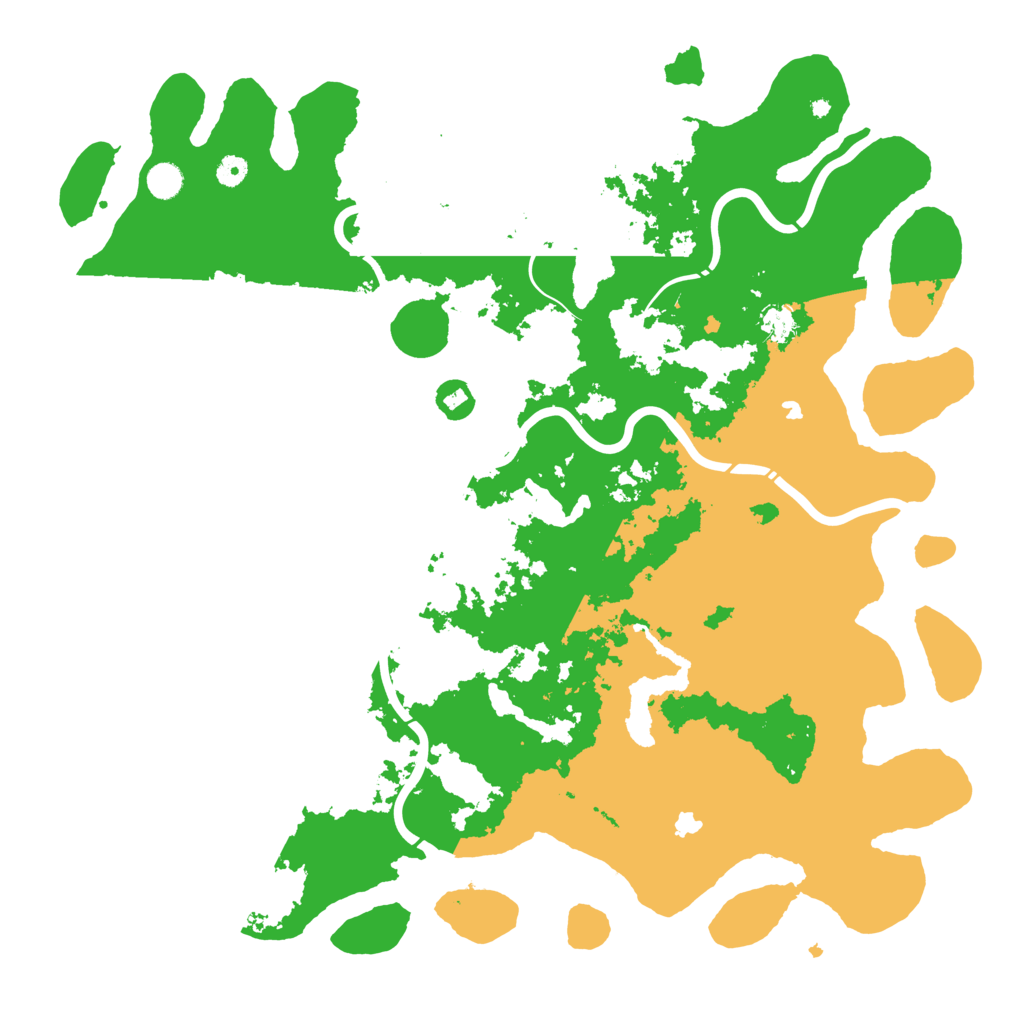 Biome Rust Map: Procedural Map, Size: 5000, Seed: 357434366