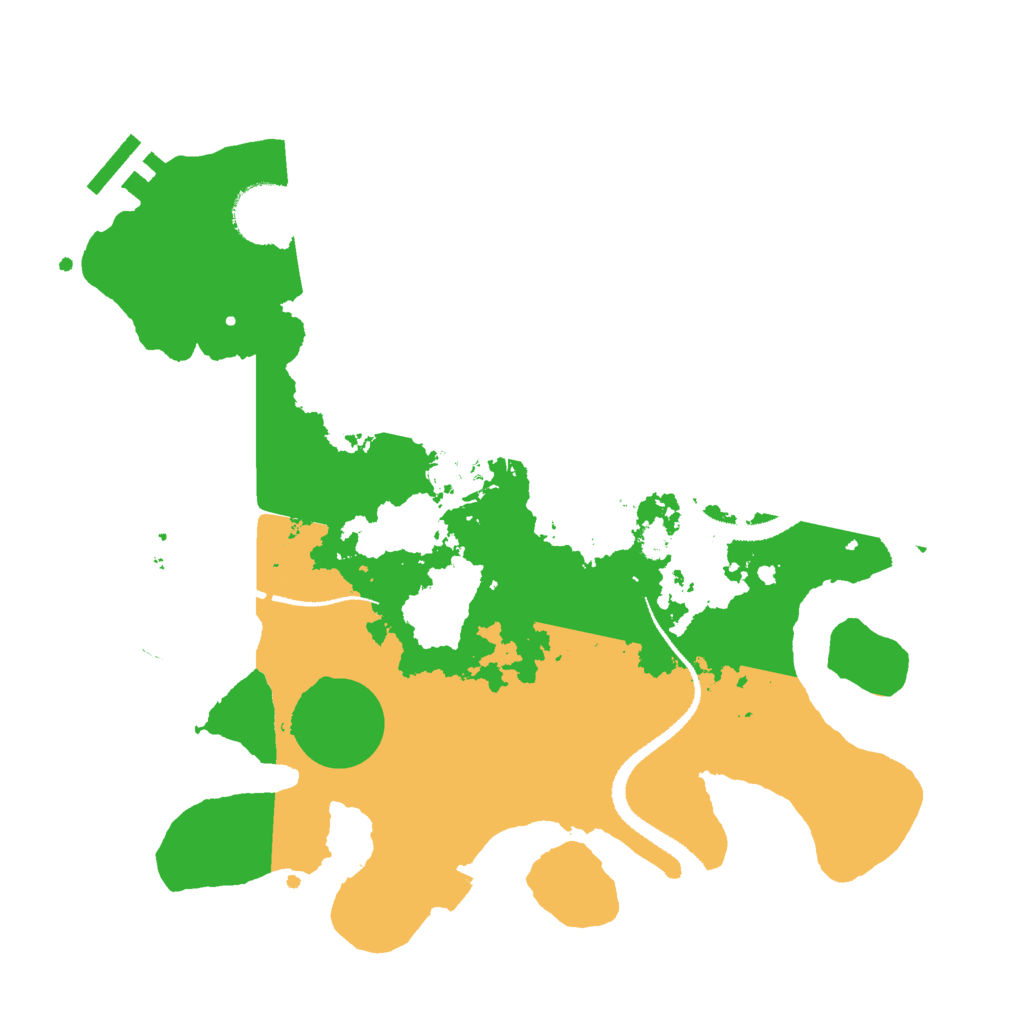 Biome Rust Map: Procedural Map, Size: 3000, Seed: 696879681