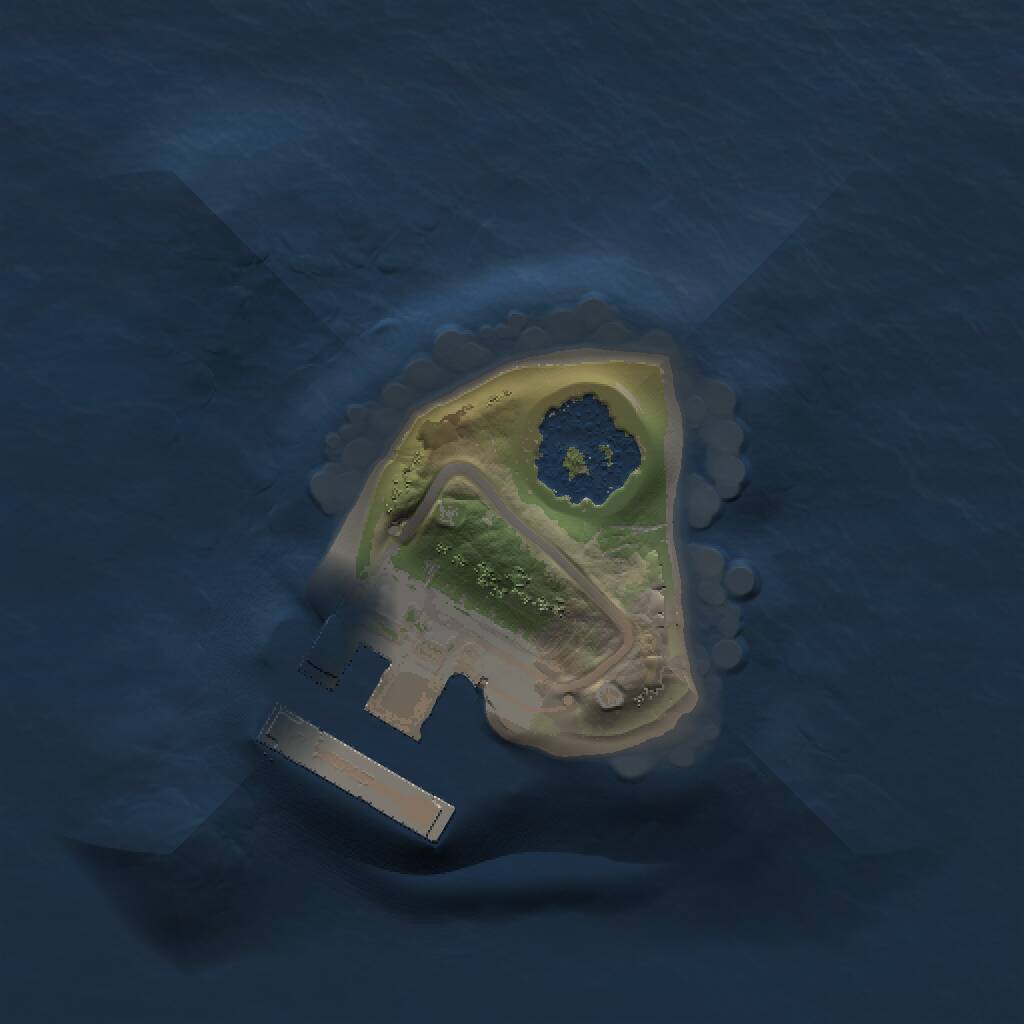 Rust Map: Procedural Map, Size: 1000, Seed: 1295282654, 2 Monuments