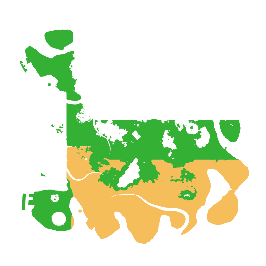 Biome Rust Map: Procedural Map, Size: 3300, Seed: 1106190265