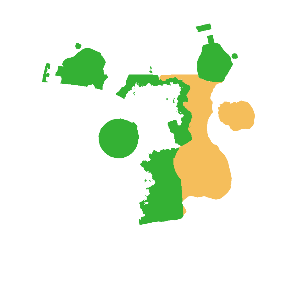 Biome Rust Map: Procedural Map, Size: 2000, Seed: 1964601213