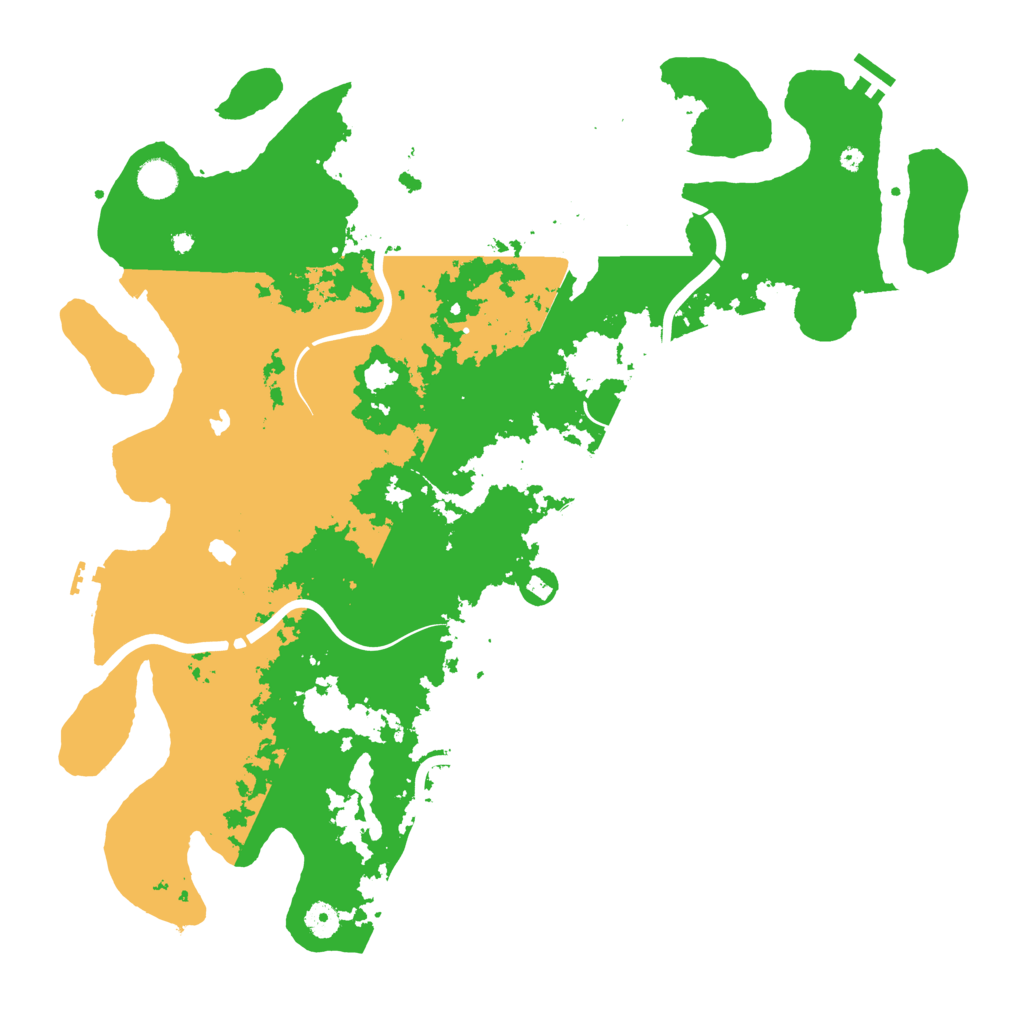 Biome Rust Map: Procedural Map, Size: 4500, Seed: 12341