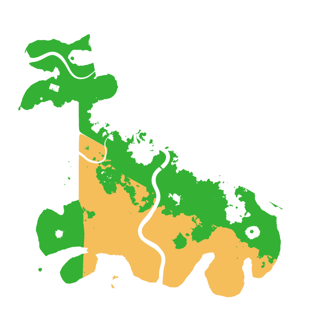 Biome Rust Map: Procedural Map, Size: 3500, Seed: 323480394