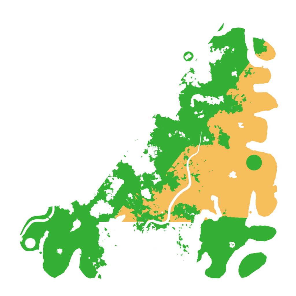 Biome Rust Map: Procedural Map, Size: 5000, Seed: 19886