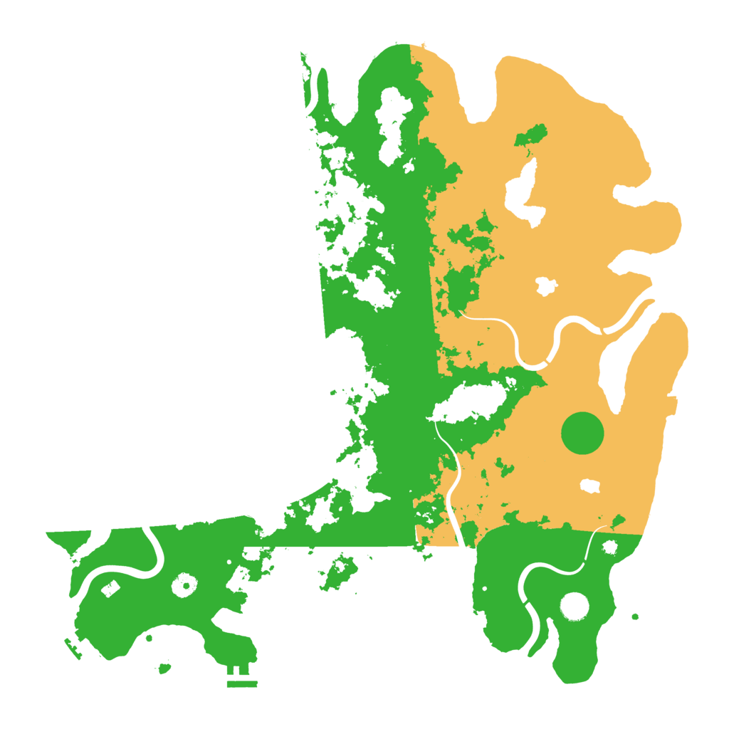 Biome Rust Map: Procedural Map, Size: 4500, Seed: 45671351