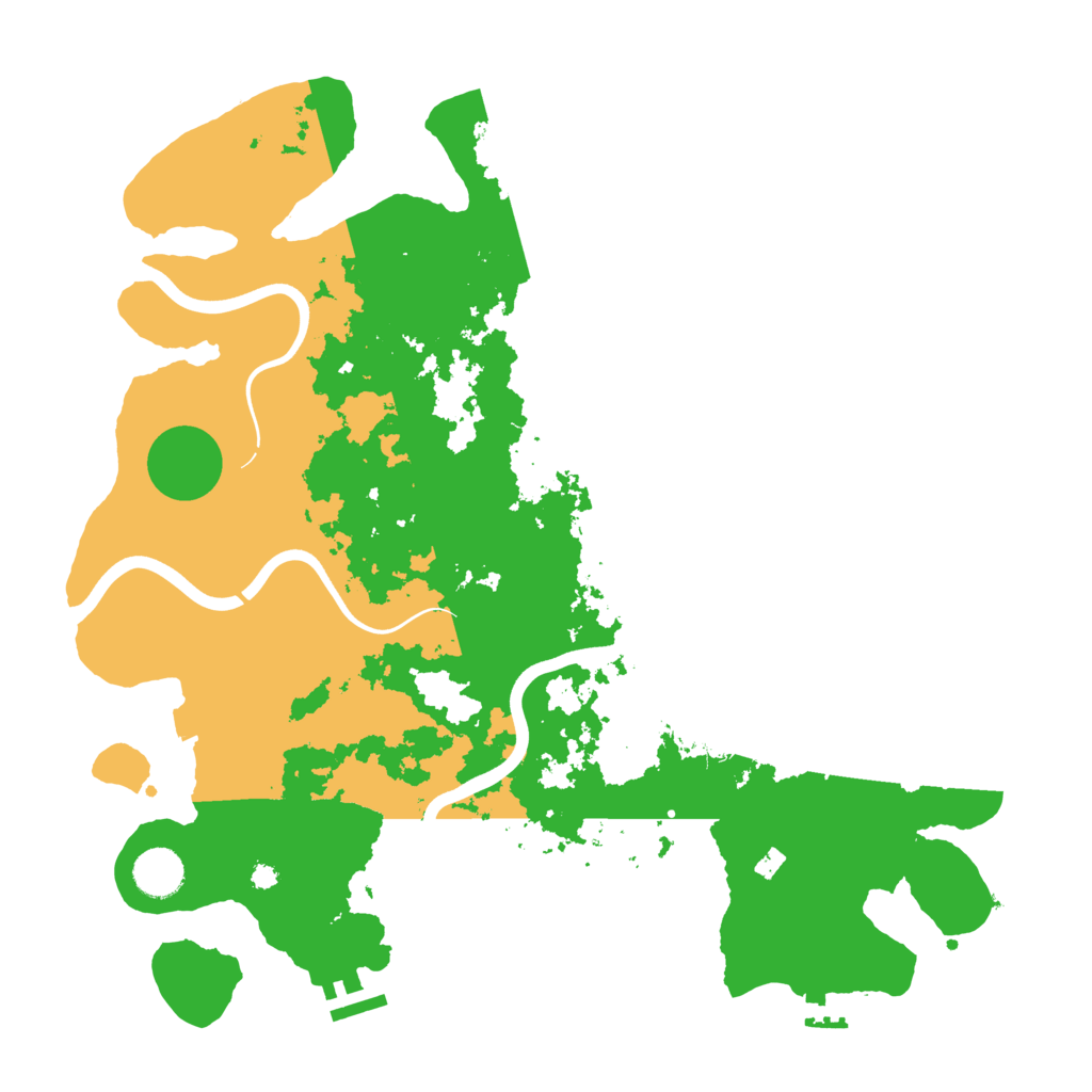 Biome Rust Map: Procedural Map, Size: 3850, Seed: 712585856