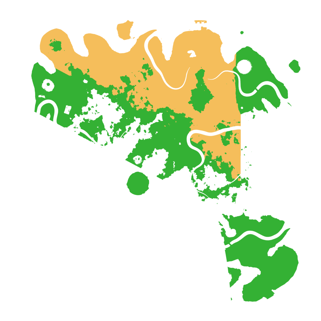 Biome Rust Map: Procedural Map, Size: 4000, Seed: 991852509