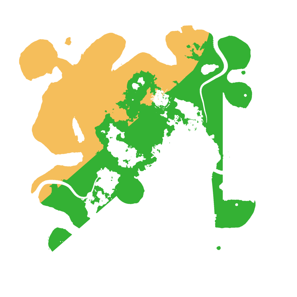 Biome Rust Map: Procedural Map, Size: 3000, Seed: 8463792