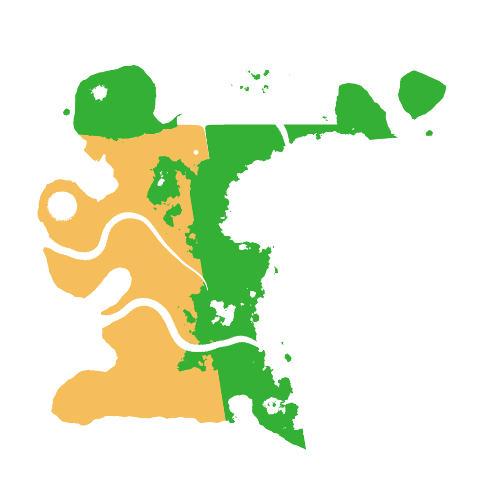 Biome Rust Map: Procedural Map, Size: 3000, Seed: 32206