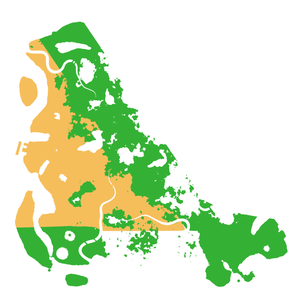 Biome Rust Map: Procedural Map, Size: 4500, Seed: 333987575