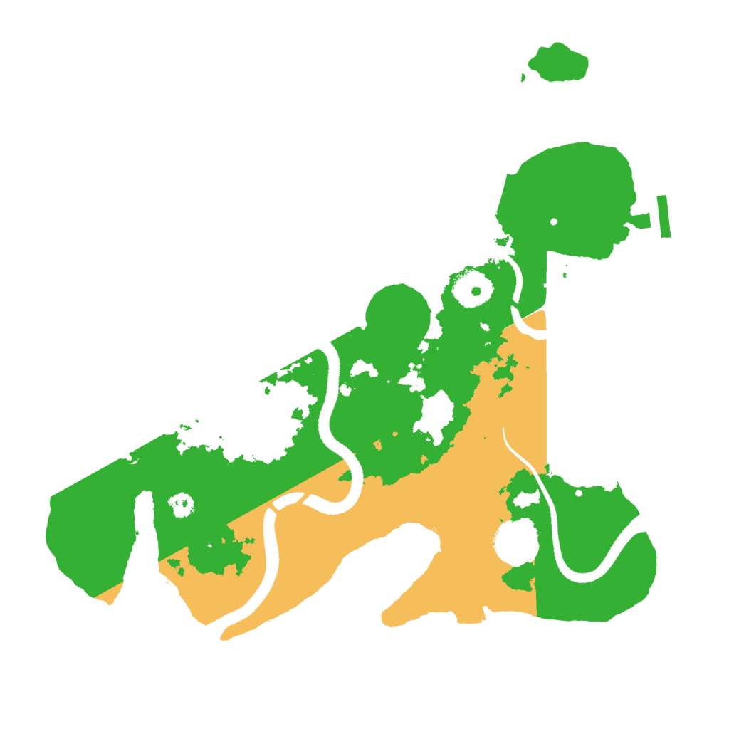 Biome Rust Map: Procedural Map, Size: 3000, Seed: 24090