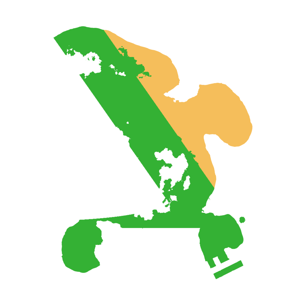 Biome Rust Map: Procedural Map, Size: 2000, Seed: 587409289