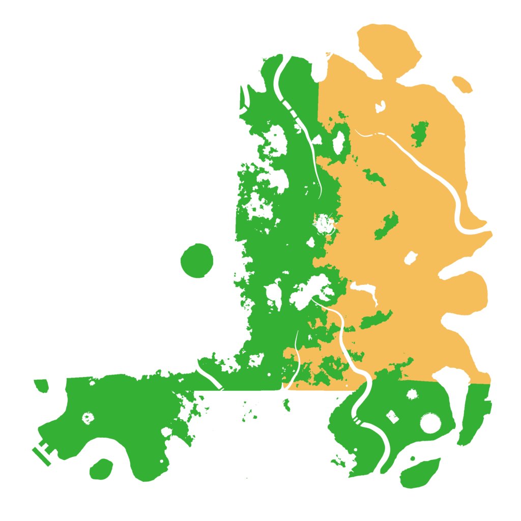 Biome Rust Map: Procedural Map, Size: 4500, Seed: 5232459