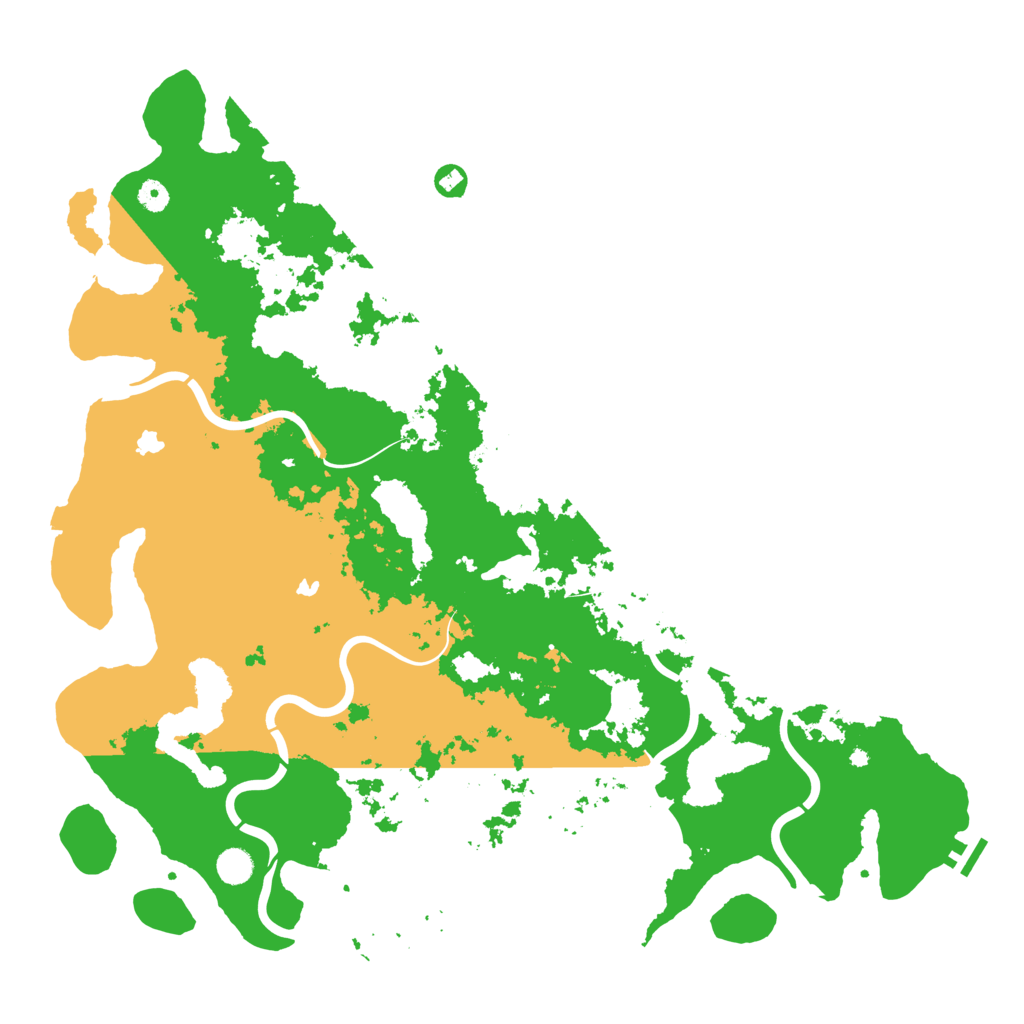 Biome Rust Map: Procedural Map, Size: 5000, Seed: 9919