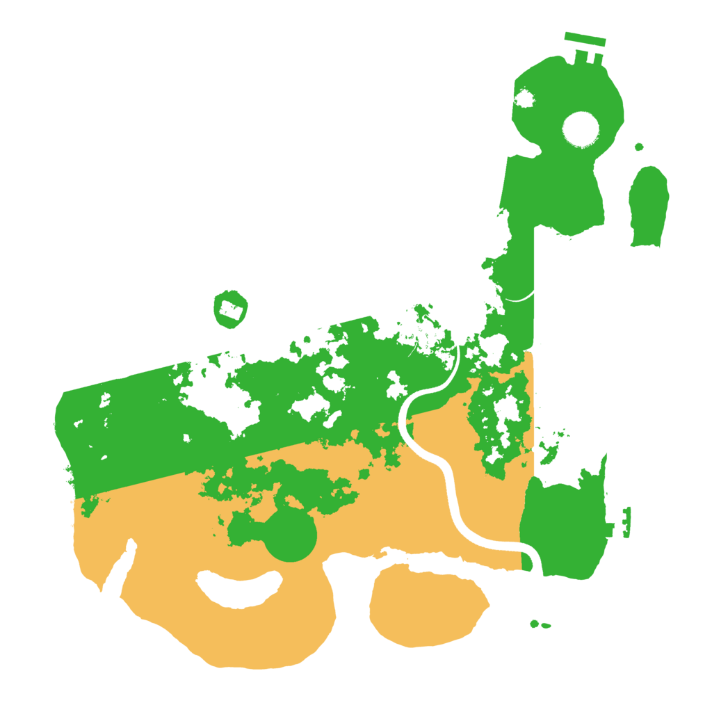 Biome Rust Map: Procedural Map, Size: 3500, Seed: 1247513098