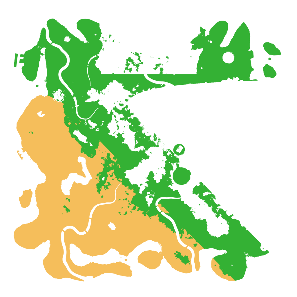 Biome Rust Map: Procedural Map, Size: 4500, Seed: 431880473