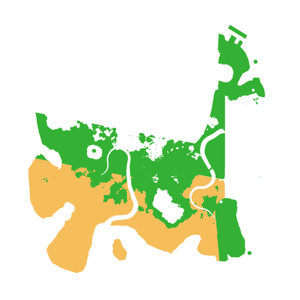 Biome Rust Map: Procedural Map, Size: 3000, Seed: 1828430