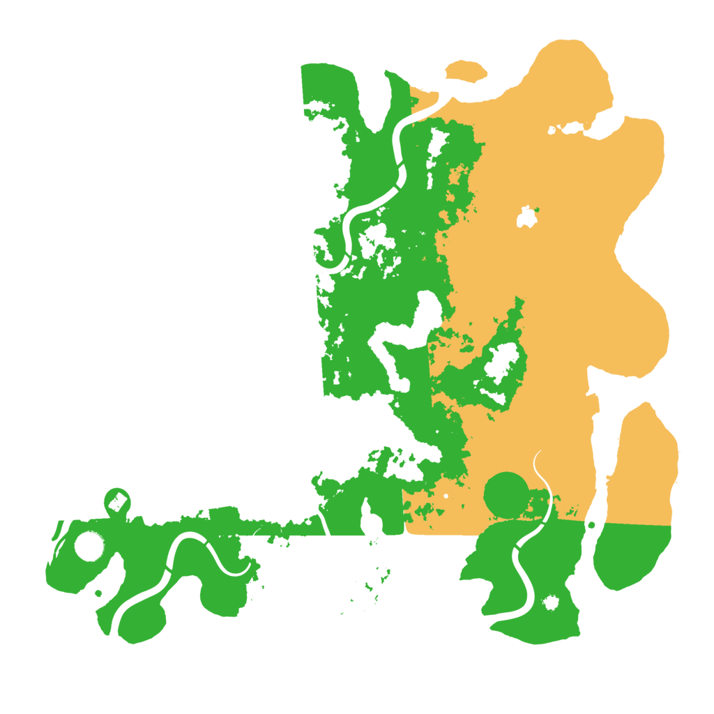 Biome Rust Map: Procedural Map, Size: 4250, Seed: 2066796091