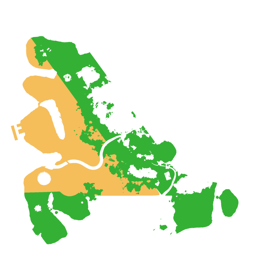 Biome Rust Map: Procedural Map, Size: 3500, Seed: 1573015267