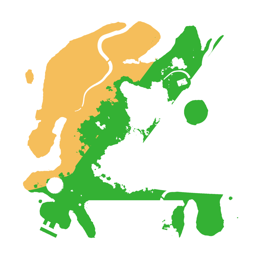 Biome Rust Map: Procedural Map, Size: 3000, Seed: 1504229397