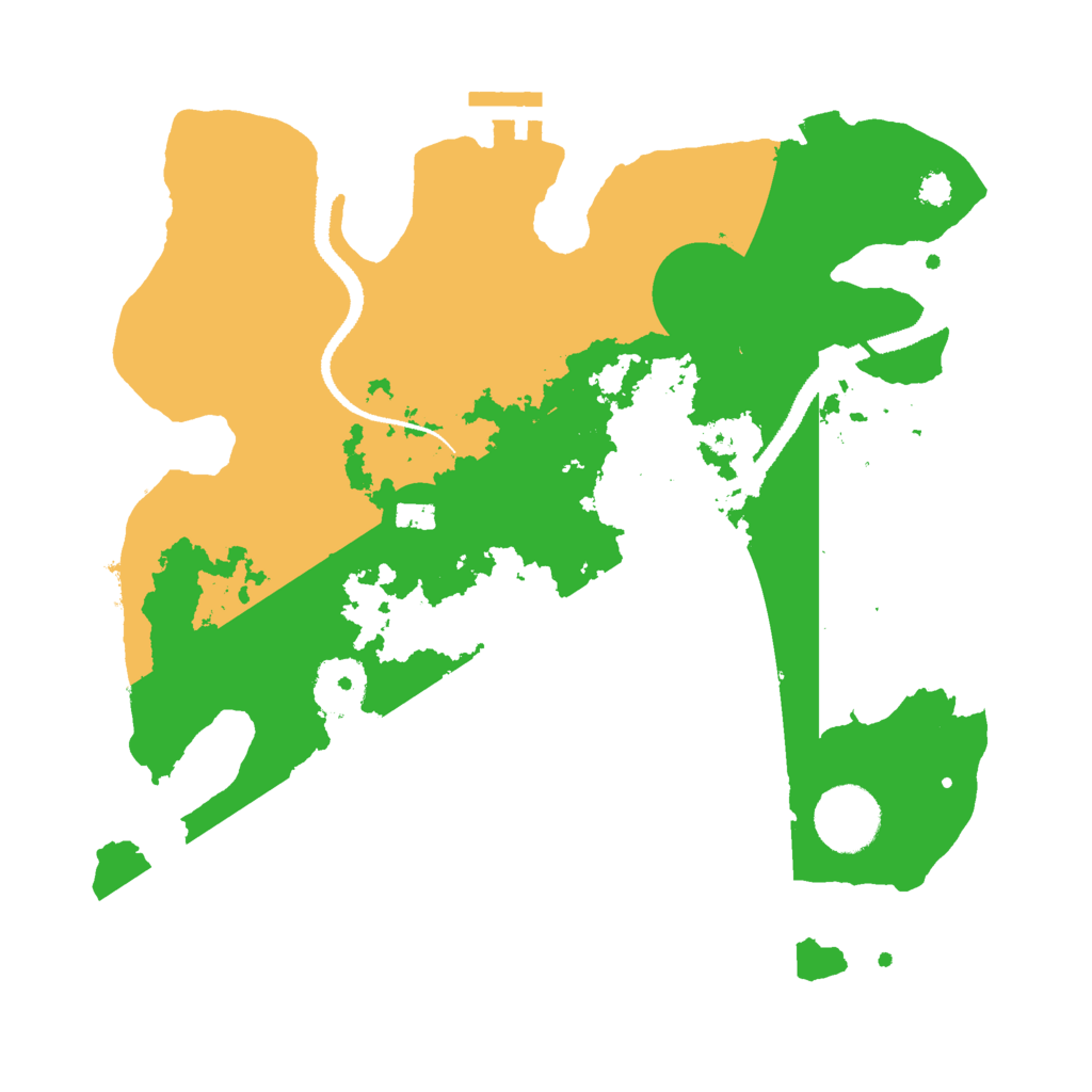 Biome Rust Map: Procedural Map, Size: 3000, Seed: 56519