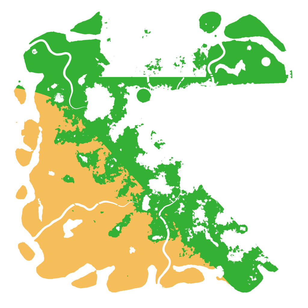 Biome Rust Map: Procedural Map, Size: 6000, Seed: 583274397
