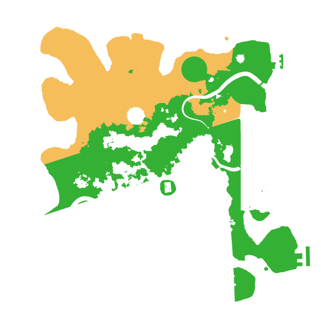 Biome Rust Map: Procedural Map, Size: 3300, Seed: 451782552