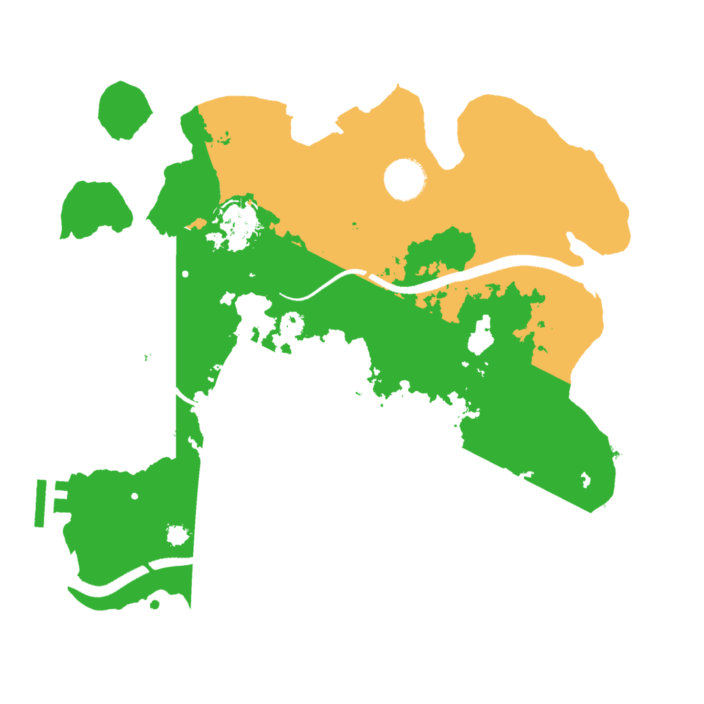 Biome Rust Map: Procedural Map, Size: 3000, Seed: 1579102141